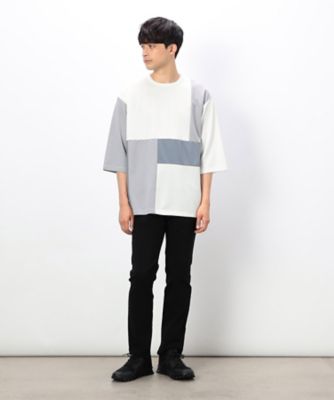 半袖Tシャツ ユニセックス パッチステッチデザイン 3色 ユニセックス1983半袖Tシャツ | ファッション通販サイト NUGU