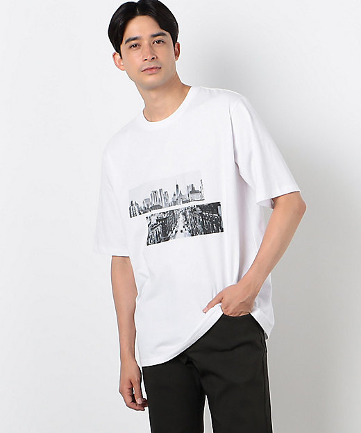 接触冷感機能】 Feel-Cool フォトTシャツ 「City 接触冷感機能】 Feel-Cool フォトTシャツ 「City