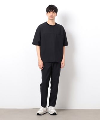 【セットアップ対応】リネンライク　ポリエステル　布帛Ｔシャツ（４７６０ＴＫ１１）