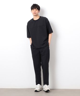 【セットアップ対応】リネンライク　ポリエステル　布帛Ｔシャツ（４７６０ＴＫ１１）