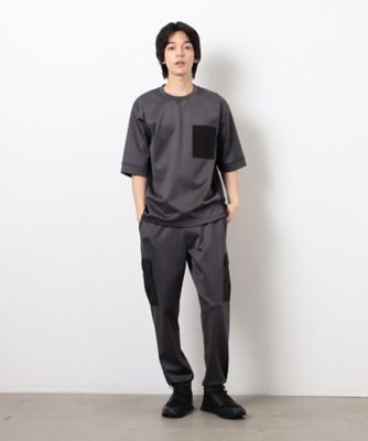 スポーティージャージ コンビデザイン Tシャツ