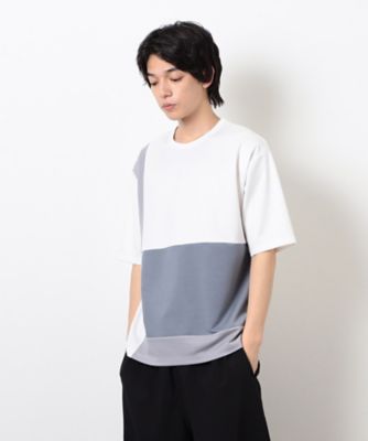 COMME CA ISM (Men)/コムサイズム カラーブロッキング　Ｔシャツ（４７６０ＴＫ２３）