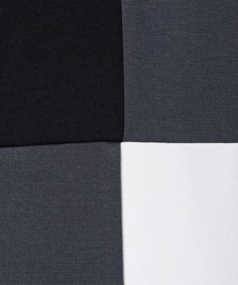 七分袖　カラーブロック　パッチワークＴシャツ（４７６０ＴＫ２４）