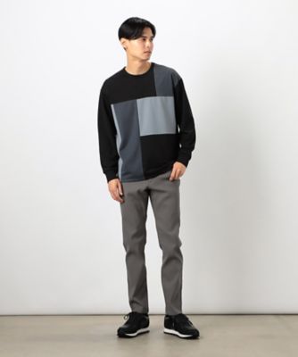 【KOCHE】SILKカラーブロック パッチワーク オーバーサイズ ポロシャツ Kolor パッチワーク ポロシャツ | ブルー | FARFETCH JP