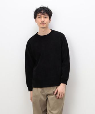 COMME CA ISM (Men)/コムサイズム モールジャカードTシャツ(4760TM05) クロ トップス【三越伊勢丹/公式】