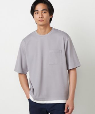 吸水速乾】フェイクレイヤードTシャツ（4760TO08） | COMME