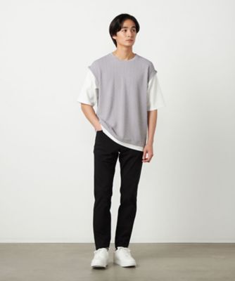ケーブルレイヤードTシャツ（4760TO10） | COMME CA ISM (Men