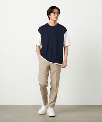 ケーブルレイヤードTシャツ（4760TO10） | COMME CA ISM (Men