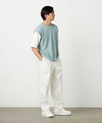 ケーブルレイヤードTシャツ（4760TO10） | COMME CA ISM (Men