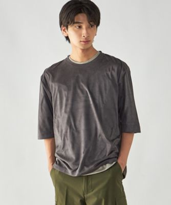 北照　tシャツ　ジャージ スエードタッチジャージ 五分袖Tシャツ（4760TQ21） | COMME