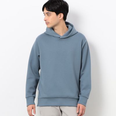 epoca uomo サイズ52 ベロア素材 ニットブルゾン 中綿入りパーカー