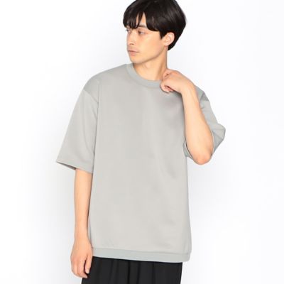 ＜COMME CA ISM (Men)＞ファンクショナルジャージ　リブＴシャツ（４７６７ＣＥ０１）
