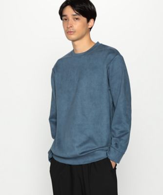 フェイクスエード クルーネック プルオーバー（4767CE03