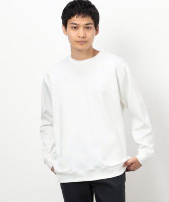 ＜COMME CA ISM (Men)＞ストレッチダンボールニット　プルオーバー　（長袖）（４７６７ＣＩ０２）