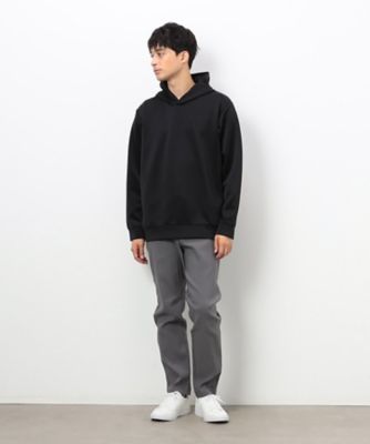 ストレッチダンボールニット フードパーカー （長袖