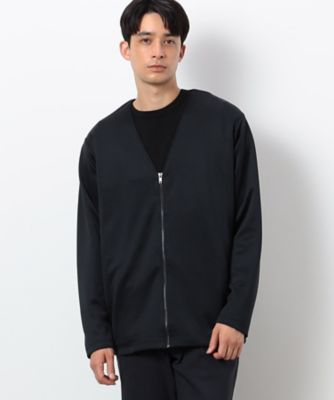 ＜COMME CA ISM (Men)＞【アンサンブル対応】　ダンボールニット　ジップアップカーディガン（４７６７ＣＩ１０）