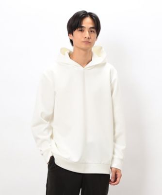 ＜COMME CA ISM (Men)＞ダンボールニット　フードパーカー（４７６７ＣＭ０２）