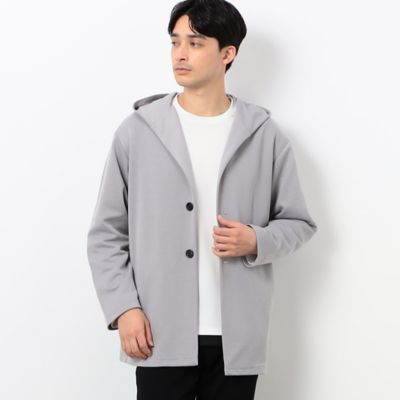 ＜COMME CA ISM (Men)＞２ボタン　フーデッド　カーディガン（４７６８ＣＣ０４）
