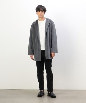 COMME des GARÇONS ブラック フリース カーディガン Lサイズ ベロアフリース カーディガン（4768CE08） | COMME CA