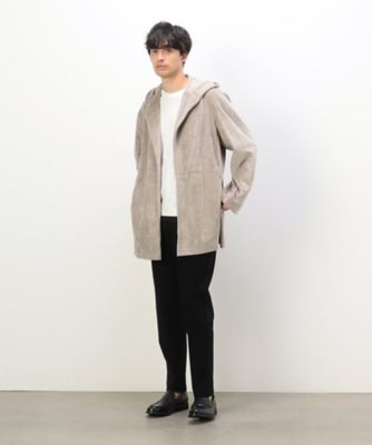 COMME des GARÇONS ブラック フリース カーディガン Lサイズ ロゴデザイン】コムデギャルソン バックプリントカーディガン
