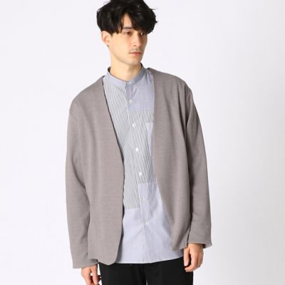 ダブルフェイス ノーカラーカーディガン ４７６８ｃｙ０５ 三越伊勢丹オンラインストア 公式