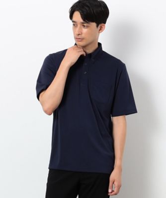 ストレッチポンチ　ボタンダウン　ポロシャツ（半袖）（４７６９ＣＩ１３）