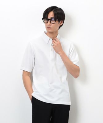 COMME CA ISM (Men)/コムサイズム【吸水速乾】カノコポロシャツ(4769CK11) シロ トップス【三越伊勢丹/公式】