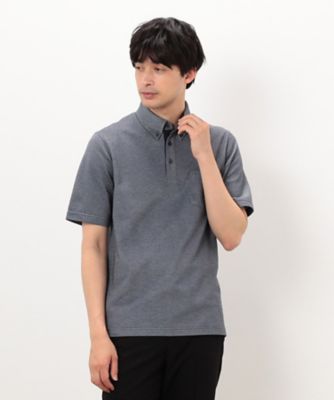 COMME CA ISM (Men)/コムサイズム【吸水速乾】カノコポロシャツ(4769CK11) アオ トップス【三越伊勢丹/公式】