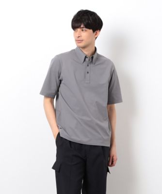 ＜COMME CA ISM (Men)＞【吸水速乾】　軽量ストレッチ　ポロシャツ（４７６９ＣＫ１３）