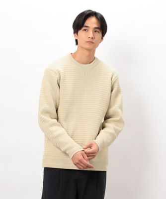 ワッフルクルーネックニット（4771KM07） | COMME CA ISM (Men