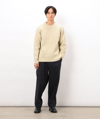 ワッフルクルーネックニット（4771KM07） | COMME CA ISM (Men