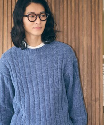 モール ケーブル入りワイドリブニット（4771KM16） | COMME CA