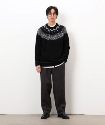 フェアアイル柄 シャギーニット（4771KM30） | COMME CA ISM