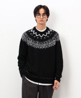 フェアアイル柄 シャギーニット（4771KM30） | COMME CA ISM