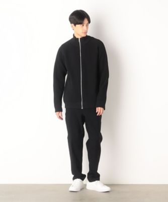 両畦編み ジップアップ ニットブルゾン（4772KE19） | COMME