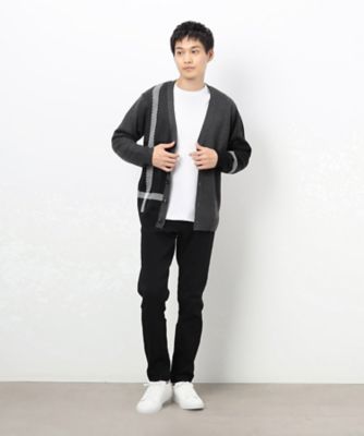 カラーブロック チェック柄 カーディガン（4772KI12） | COMME