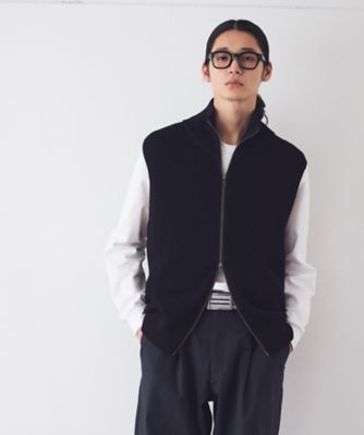 ジップアップ ニットベスト（4772KM01） | COMME CA ISM (Men