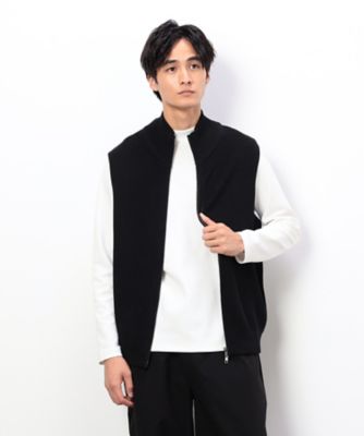 ジップアップ ニットベスト（4772KM01） | COMME CA ISM (Men