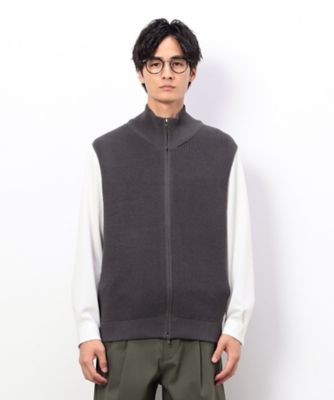 ジップアップ ニットベスト（4772KM01） | COMME CA ISM (Men
