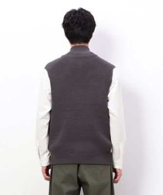 ジップアップ ニットベスト（4772KM01） | COMME CA ISM (Men