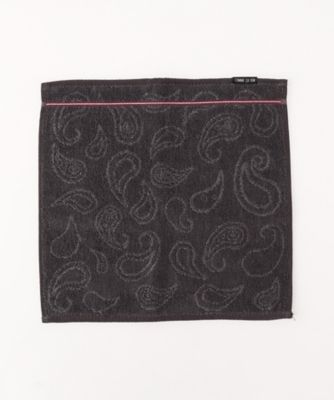 ＜COMME CA ISM (Men)＞ペイズリー柄　タオルハンカチ（４７８０ＲＯ１３）