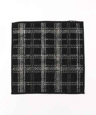 ＜COMME CA ISM (Men)＞チェック柄　タオルハンカチ（４７８０ＲＯ１４）