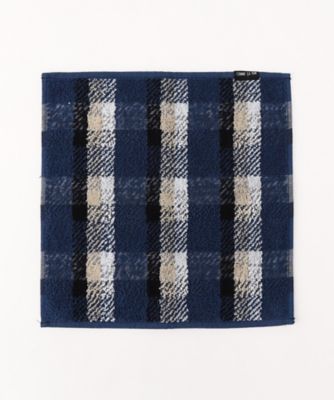 ＜COMME CA ISM (Men)＞カラーブロックチェック柄　タオルハンカチ（４７８０ＲＯ１５）