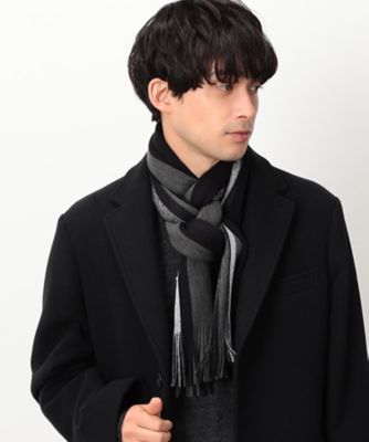 COMME des GARCONS Homme ストライプマフラー ラッセル ストライプ マフラー（4782RI04） | COMME CA ISM