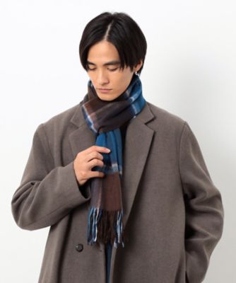ファインウール チェック柄 マフラー（4782RM02） | COMME CA