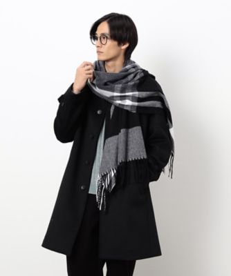 ツイル チェック柄 ストール（4782RM04） | COMME CA ISM (Men