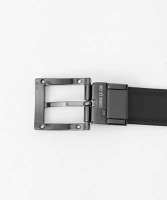 リバーシブル】マイクロ市松型押しベルト（4787YM16） | COMME