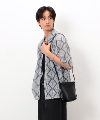 ＜COMME CA ISM (Men)＞バネ口　ショルダーバッグ（４７８９ＸＭ３０）