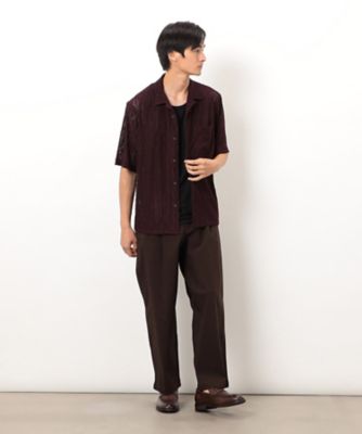 ミー‘s SHOP 平日のみ出荷 透かし柄レース オープンシャツ（4792IM02） | COMME CA