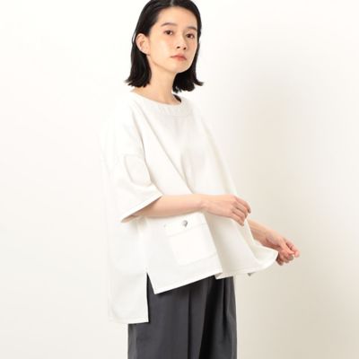 ＜COMME CA ISM (Women)＞【セットアップ対応】デニム　半袖プルオーバー（５２１５ＨＣ７２）